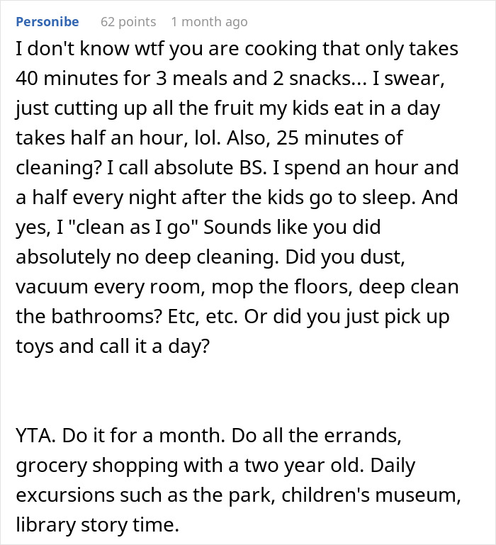 Man Spends A Week Taking Care Of Toddler And The Home, Grows Resentment For His SAH Wife Man Spends A Week Taking Care Of Toddler And The Home, Grows Resentment For His SAH Wife