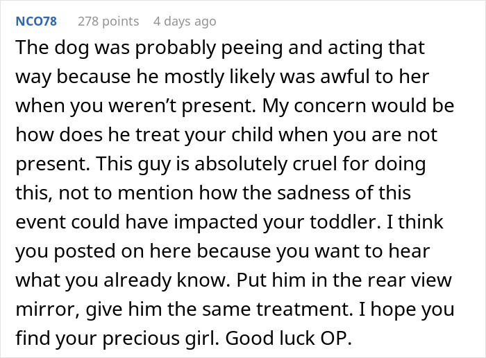 "My Partner Released Our Dog On The Side Of The Highway"