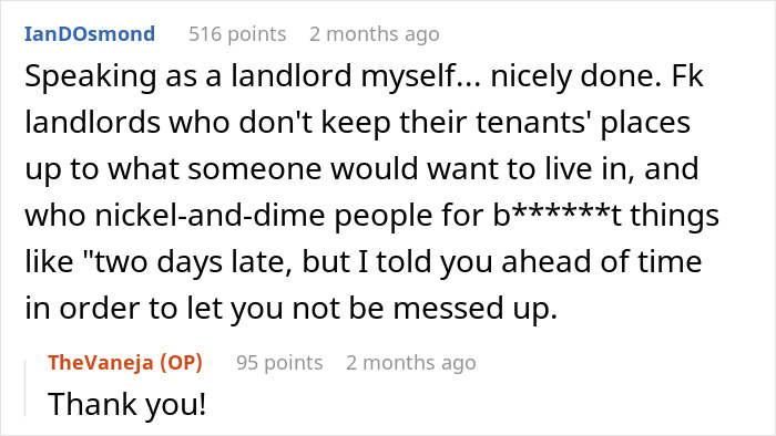 "Face Was So Red At The End": Landlord Regrets Messing With The Wrong Tenant "Face Was So Red At The End": Landlord Regrets Messing With The Wrong Tenant