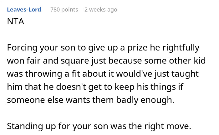 Boy Wins Big In School Raffle, Refuses To Give Up Prize To Calm Sore Loser  - 16