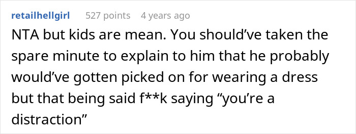 Son Is Sent Back From School Because His Dress Was Too Distracting, Husband Faces Backlash Son Is Sent Back From School Because His Dress Was Too Distracting, Husband Faces Backlash