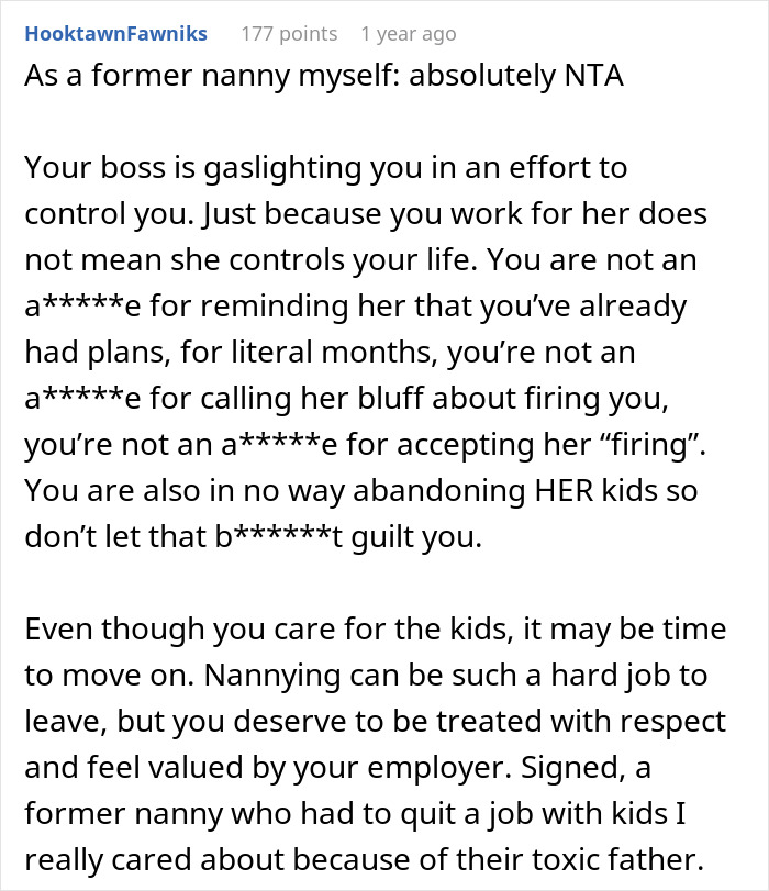 “Suck It Up”: Nanny Confronts Mom After Being Forced To Miss Sister’s Wedding - 28