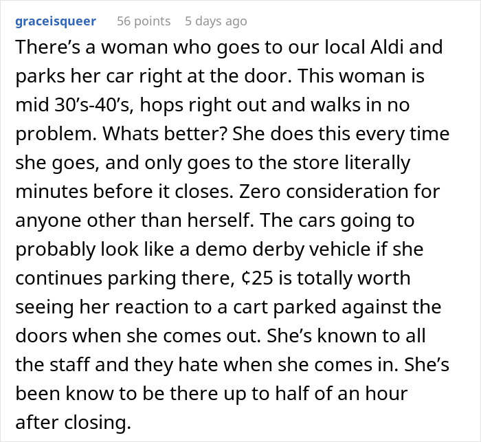 Guy Locks His Cart To Entitled Shopper After Being Annoyed Way Too Much - 19