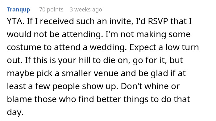 Nerdy Couple Wants A Fantasy Wedding, Guests Say They're Uncomfortable With The Theme - 27