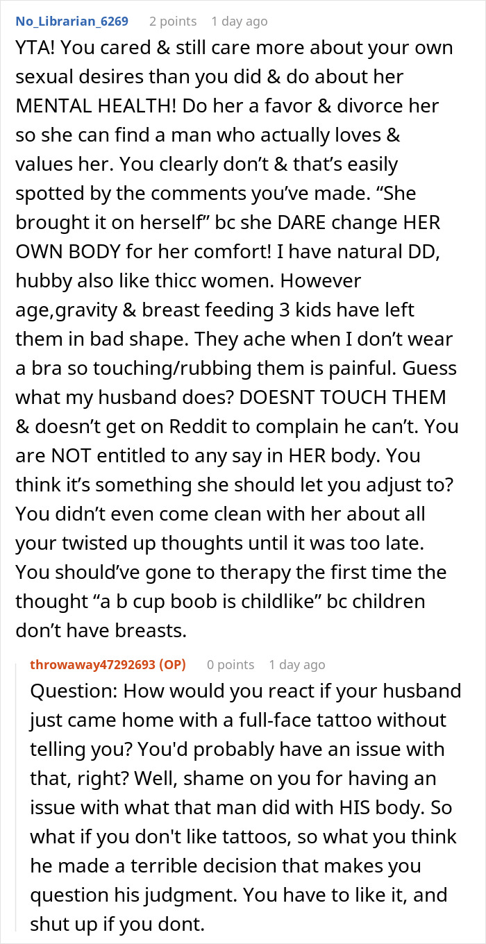 “She Brought It Upon Herself”: Man Considers Divorce After Wife’s Plastic Surgery - 30