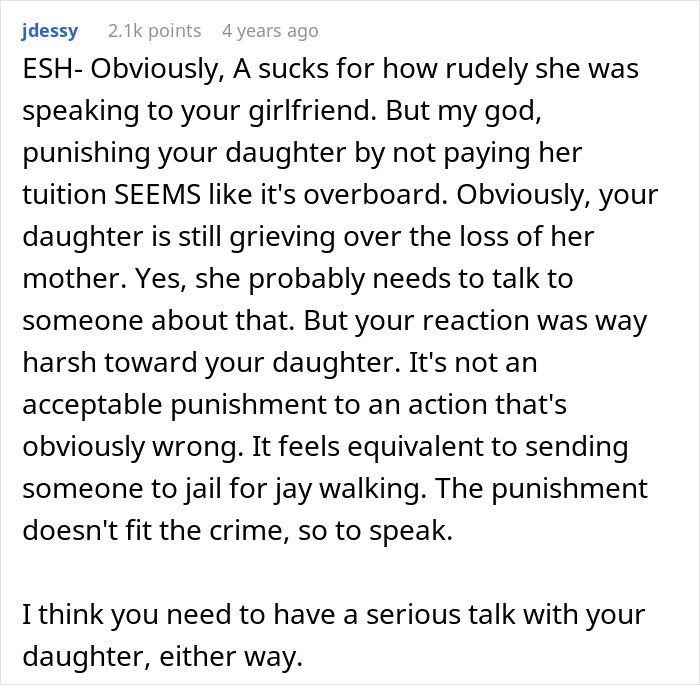 People Beg Dad To Reconsider Canceling Daughter’s Tuition After She Called His GF A “Fat Pig” People Beg Dad To Reconsider Canceling Daughter’s Tuition After She Called His GF A “Fat Pig”