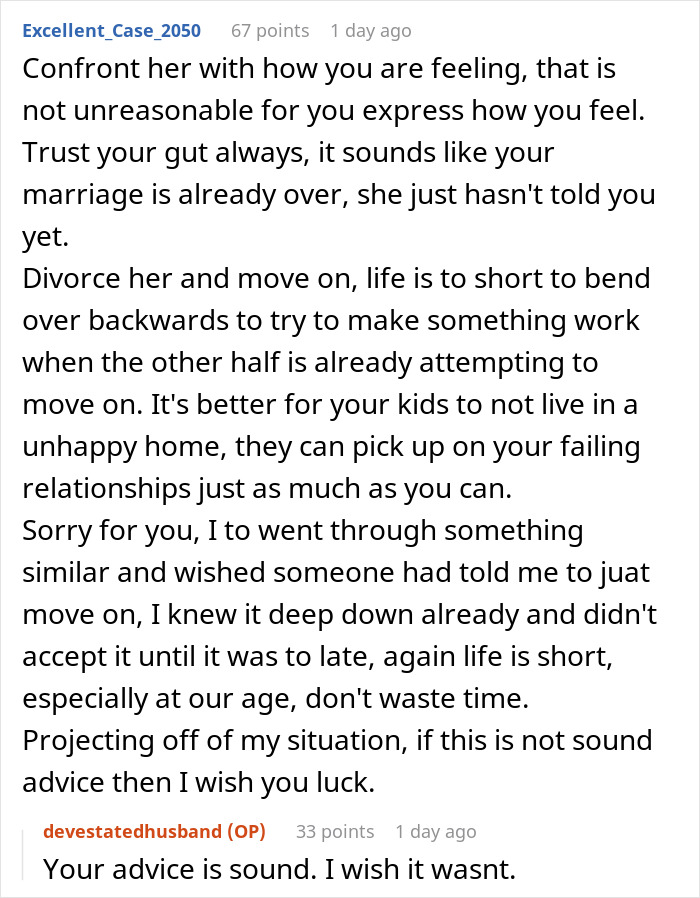 Man Suspected Wife Was Cheating, Gets Proved Right, And Has To Live With The Idea Of An Open Marriage