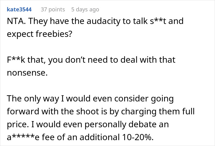 Photographer Wants To Cancel SIL's Engagement Shoot After Learning The Couple Hates Her