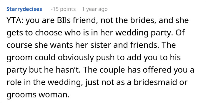 Woman Upset She Can’t Be A Bridesmaid Because Of Bride’s OCD, Splits The Internet - 36