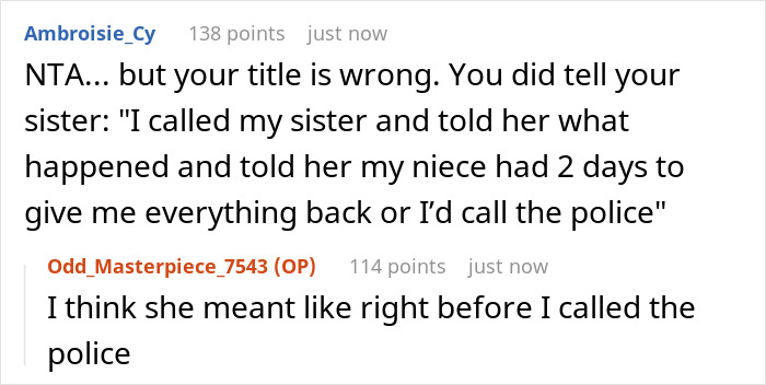 Niece Brazenly Burgles Aunt&rsquo;s Home, Her Mom Flips When Aunt Doesn&rsquo;t Warn About The Cops Coming 