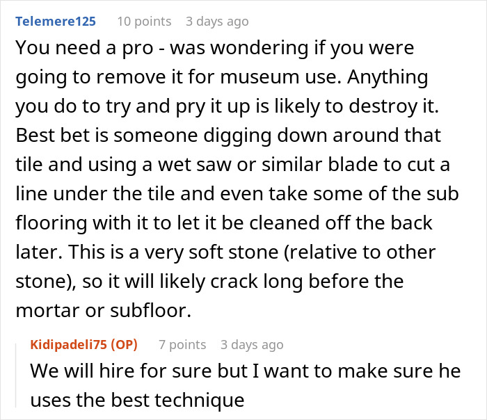 People Wanted A Travertine Floor, Get Surprised By The Human Jawbone That Came With It