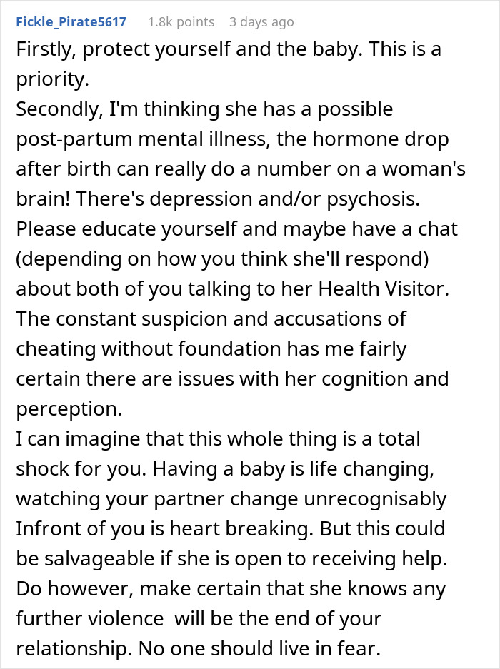 Postpartum Wife Thinks Man Is Cheating As He Came Home Later, Slaps Him So Hard He Considers Divorce  - 14