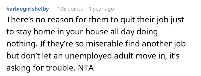 Person Happy To Have A SAH Partner If They Commit To 40 Hours Of Chores, Drama Ensues - 15