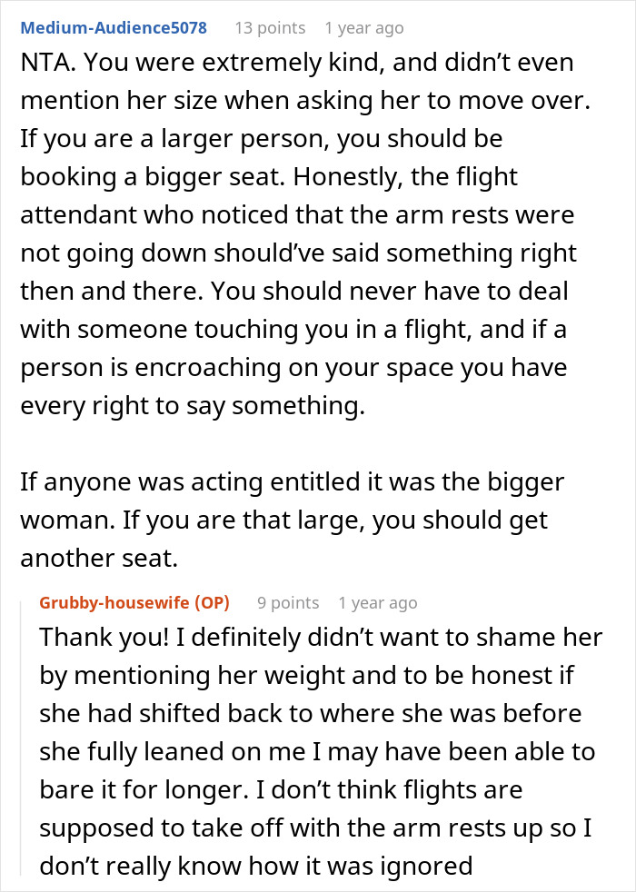 Person Gets Trapped By A Plus-Size Woman On A Flight, Makes Her Cry After Asking To Switch Seats - 19