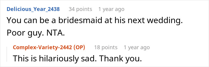 Woman Upset She Can’t Be A Bridesmaid Because Of Bride’s OCD, Splits The Internet - 22