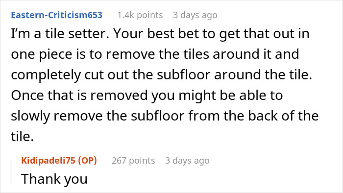 People Wanted A Travertine Floor, Get Surprised By The Human Jawbone That Came With It