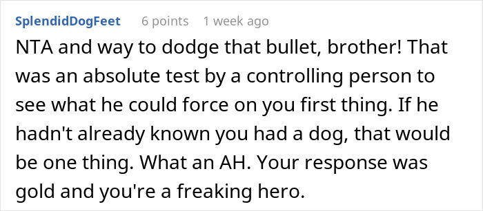 Man Tells Date It's Either Him Or The Dog, Gets Kicked Out In A Blink Of An Eye