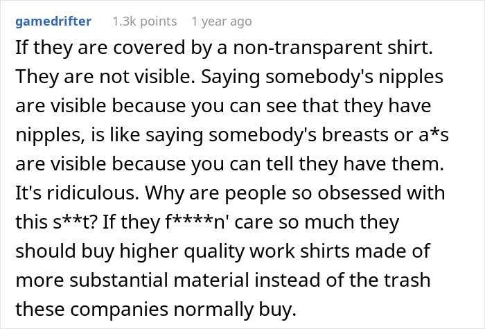 Woman Feels She Is Being Targeted At Work For Being Disabled When Manager Makes Fuss About Her Bra 