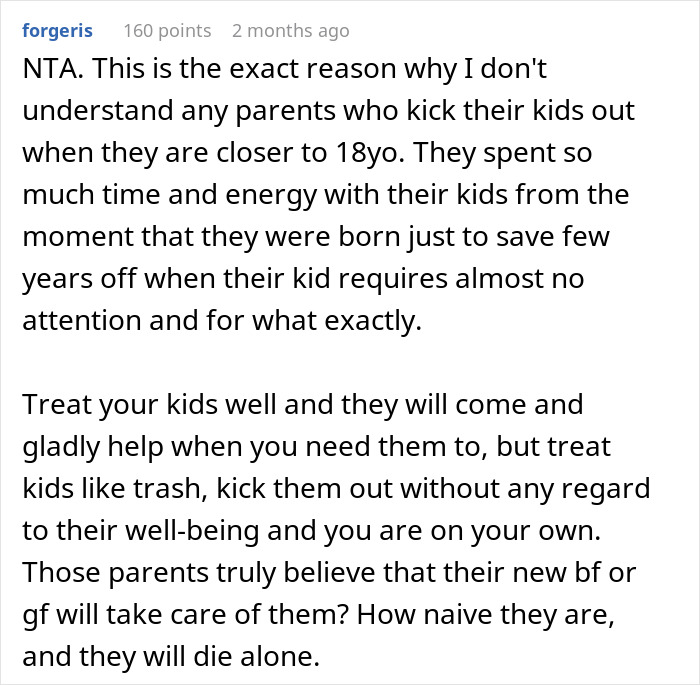 Teen Is Kicked Out By Mom And Her BF, Refuses To Return Home When Asked After Mom Has A Stroke - 19