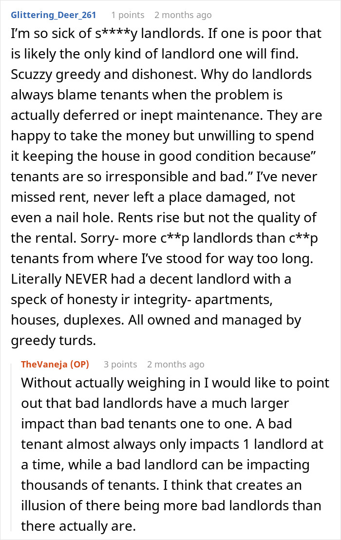 "Face Was So Red At The End": Landlord Regrets Messing With The Wrong Tenant "Face Was So Red At The End": Landlord Regrets Messing With The Wrong Tenant