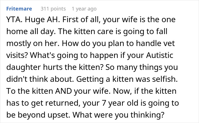 Dad Done Seeing Elder Daughter Suffer Over Her Disabled Sister, Gets Her A Kitten, Drama Ensues - 27