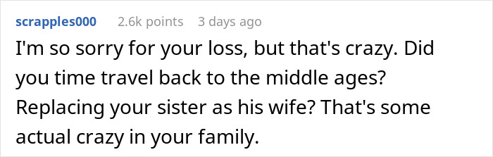 “What In The Psychological Horror?”: Woman Is Expected To Replace Late Sister As BIL’s New Wife - 23