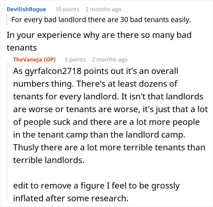 "Face Was So Red At The End": Landlord Regrets Messing With The Wrong Tenant "Face Was So Red At The End": Landlord Regrets Messing With The Wrong Tenant