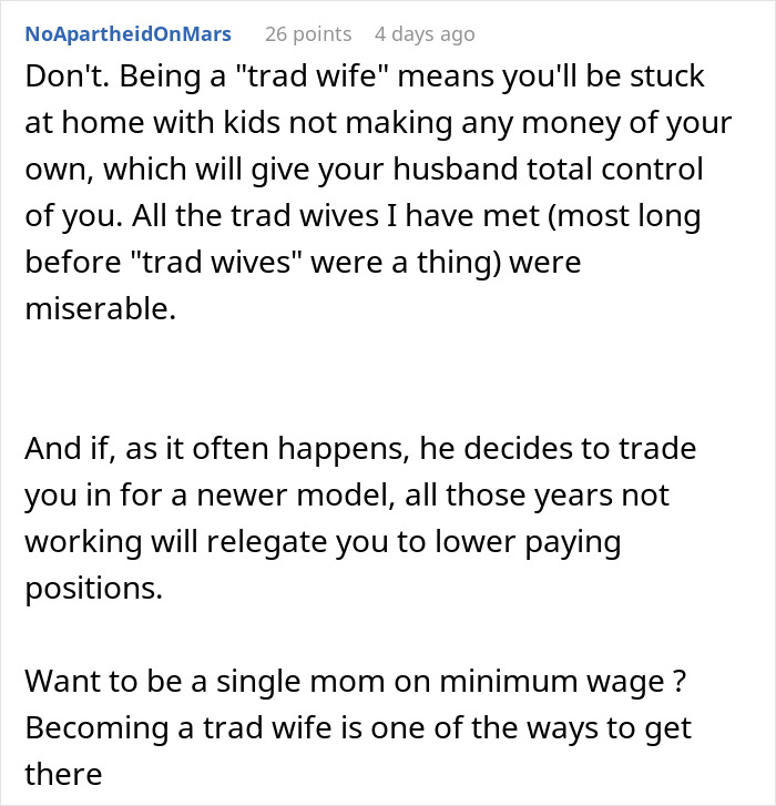 &ldquo;Good Luck Finding Your Traditional Wife&rdquo;: Woman Refuses To Change For Her Boyfriend