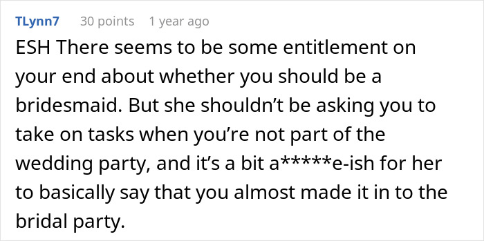 Woman Upset She Can’t Be A Bridesmaid Because Of Bride’s OCD, Splits The Internet - 39