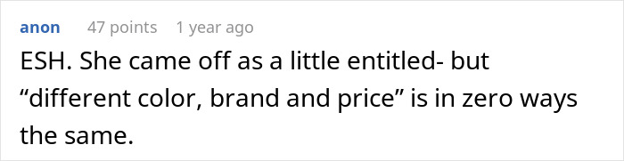 Person Gets A Different Gift For A Pregnant Friend Than On Registry, Ends Up Having To Cancel It - 17
