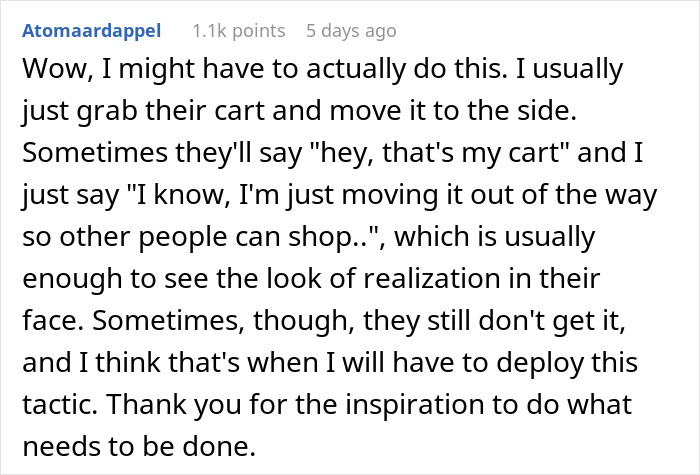 Guy Locks His Cart To Entitled Shopper After Being Annoyed Way Too Much - 10