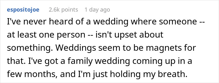 Bride Dislikes Sister's 'Exhibitionism' While Breastfeeding, Seats Her Aside At The Ceremony Bride Dislikes Sister's 'Exhibitionism' While Breastfeeding, Seats Her Aside At The Ceremony