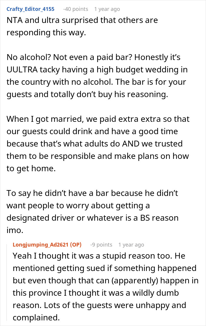 "He Was Tacky And Rude": Sister Freaks At Brother's Alcohol-Free Wedding "He Was Tacky And Rude": Sister Freaks At Brother's Alcohol-Free Wedding