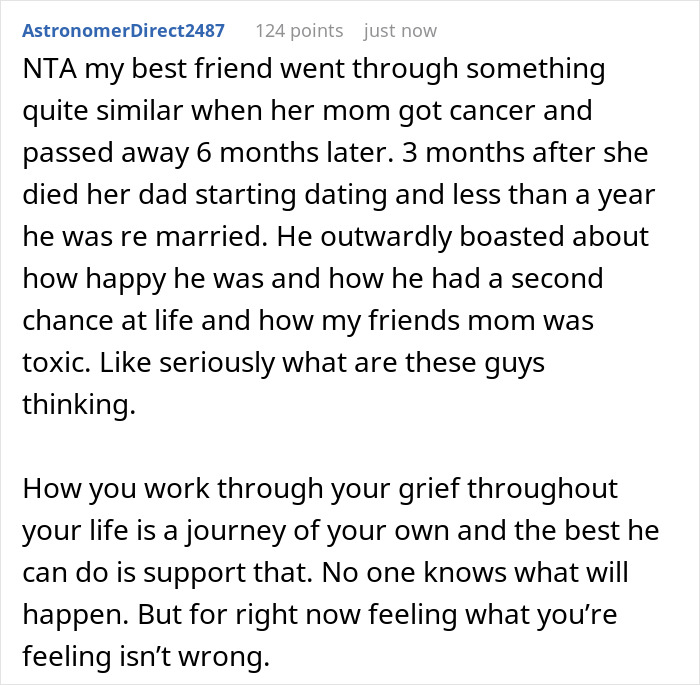 Dad Gets Upset With Son Who Lost His Wife For Judging His Decisions When He Himself Was Widowed  - 24