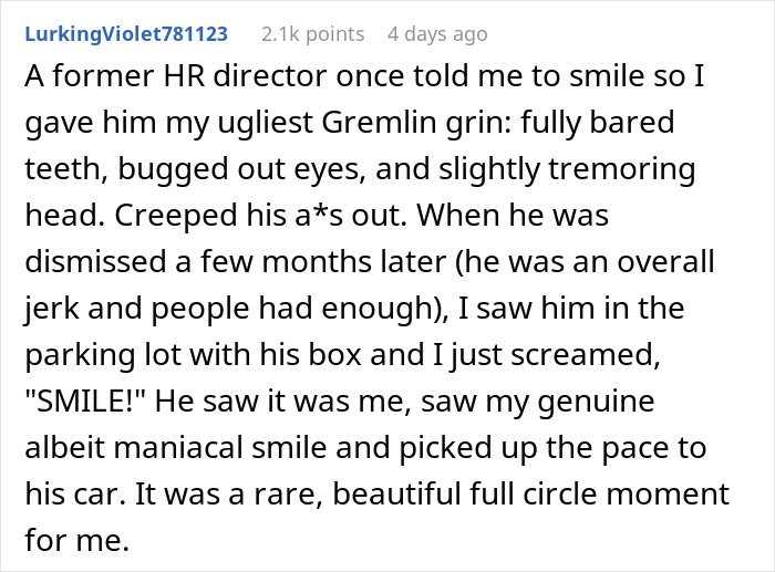 Woman Comes Up With Perfect Lie To Teach "Smile More" Guy A Lesson