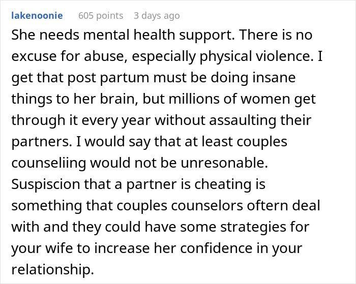 Postpartum Wife Thinks Man Is Cheating As He Came Home Later, Slaps Him So Hard He Considers Divorce  - 16