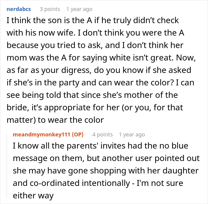 Mom Wears White To Son's Wedding, People Call Her Out