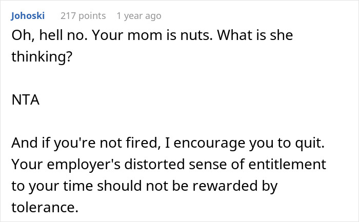 “Suck It Up”: Nanny Confronts Mom After Being Forced To Miss Sister’s Wedding - 27