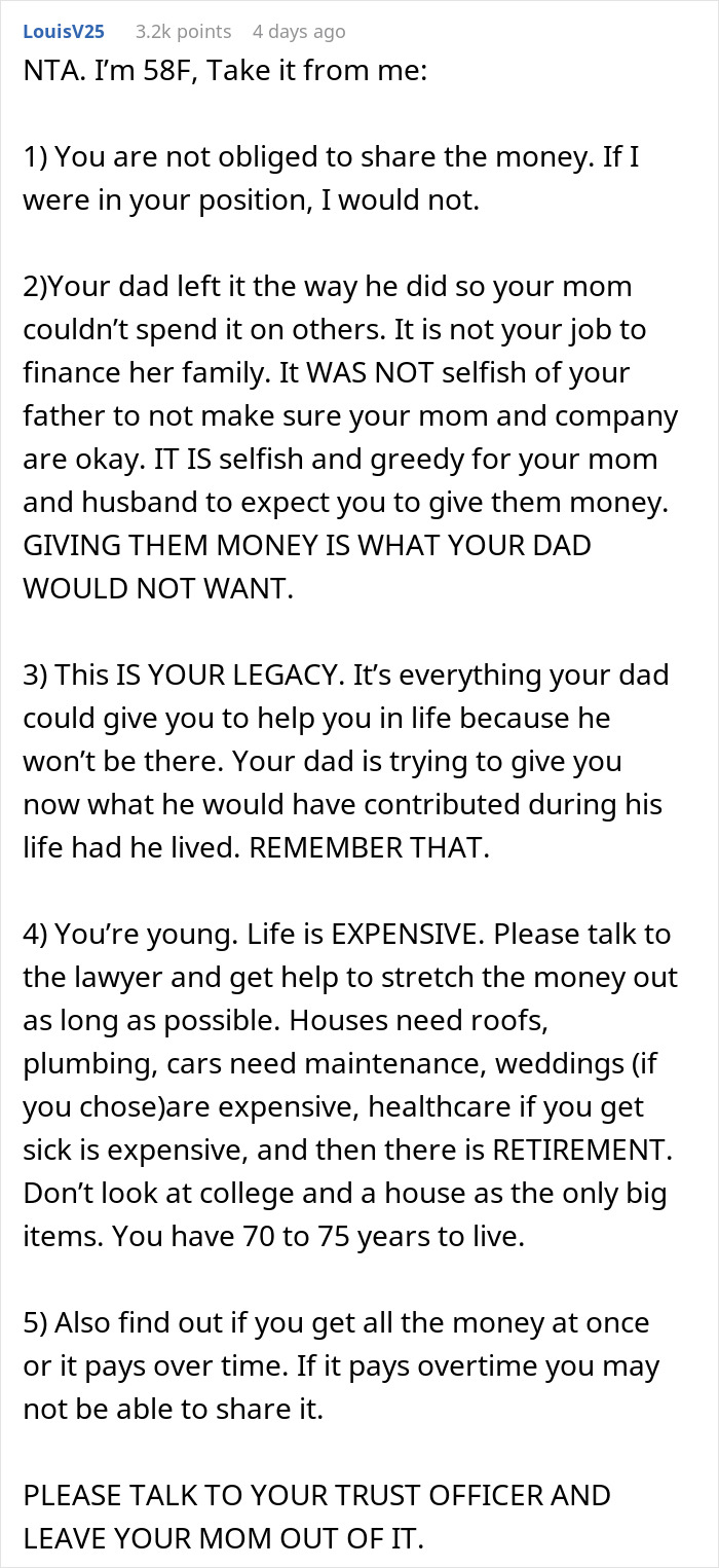 Teen Unexpectedly Inherits A ‘Crazy’ Inheritance From Dad, Drama Ensues When Mom Finds Out - 26