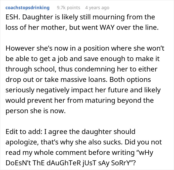 People Beg Dad To Reconsider Canceling Daughter’s Tuition After She Called His GF A “Fat Pig” People Beg Dad To Reconsider Canceling Daughter’s Tuition After She Called His GF A “Fat Pig”