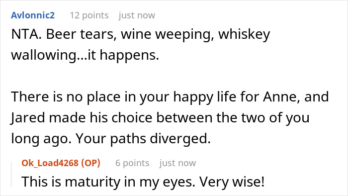 “AITAH For Causing My Ex-GF’s Husband (Also, My Previous Best Friend) To Cry At The Bar?”  - 24
