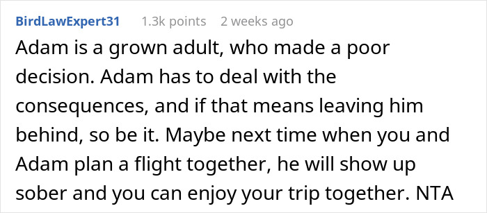 Drunk Guy Is Left At The Airport Alone When Wife Refuses To Miss Expensive Flight To See Her Family - 15