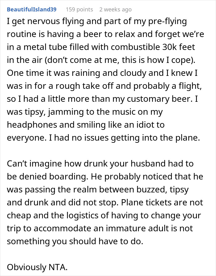 Drunk Guy Is Left At The Airport Alone When Wife Refuses To Miss Expensive Flight To See Her Family - 21
