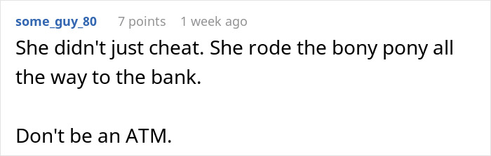 Woman Leaves Husband For Another Man, Is Shocked When He Stops Paying Spousal Support Woman Leaves Husband For Another Man, Is Shocked When He Stops Paying Spousal Support