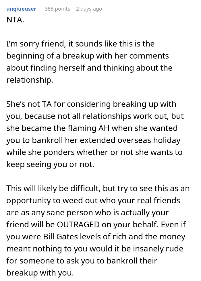 &ldquo;Rude Awakening&rdquo;: Woman &ldquo;Finds Herself&rdquo; Single After BF Learns Why She Wanted A Solo Vacation