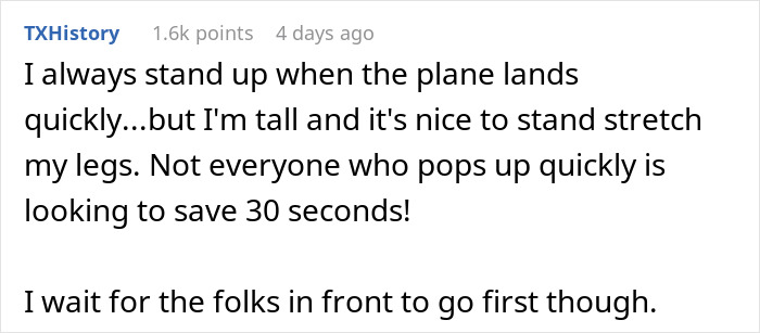 Man Hates 'Line Cutters' When Deboarding A Plane, Decides To Teach Them A Lesson
