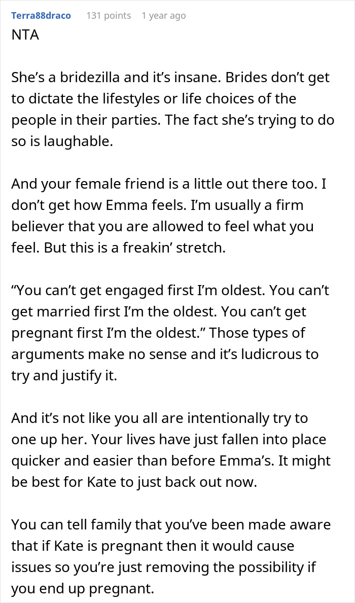 Bridezilla Demands That Brother&rsquo;s Wife Not Be Pregnant During Her Wedding, Netizens Call Her Insane 