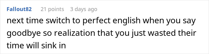 "No Good, We Go": Rude Waitress Assumes Man Doesn't Speak English, He Plays Along