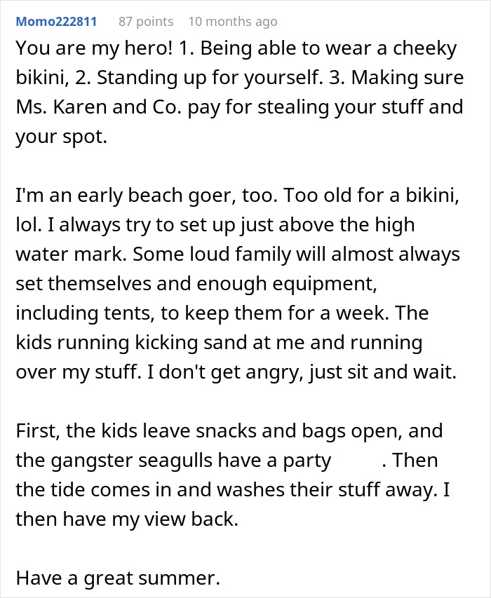 Woman Presses Charges Against Entitled Family After They Get Offended By Her Inappropriate Bikini - 15