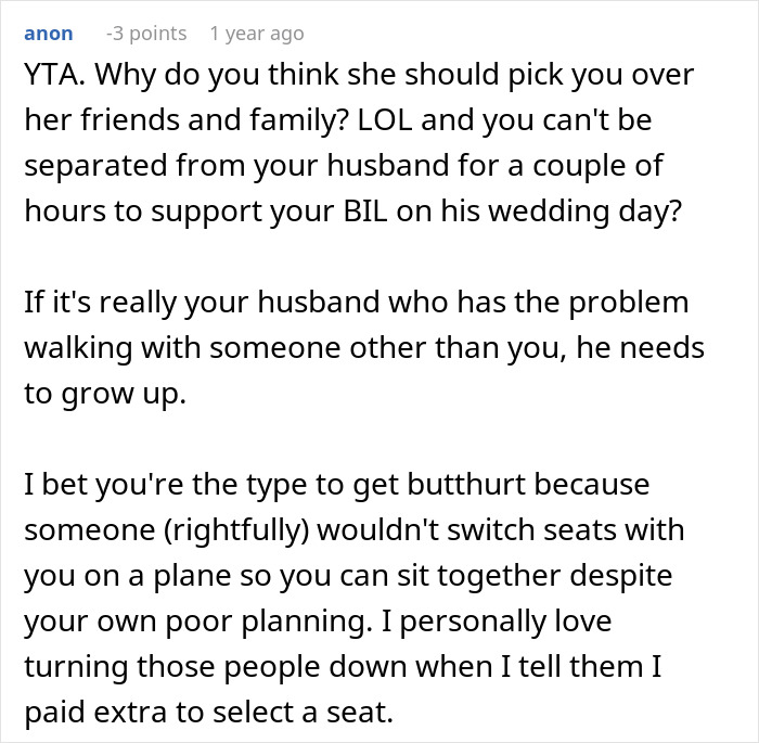 Woman Upset She Can’t Be A Bridesmaid Because Of Bride’s OCD, Splits The Internet - 34